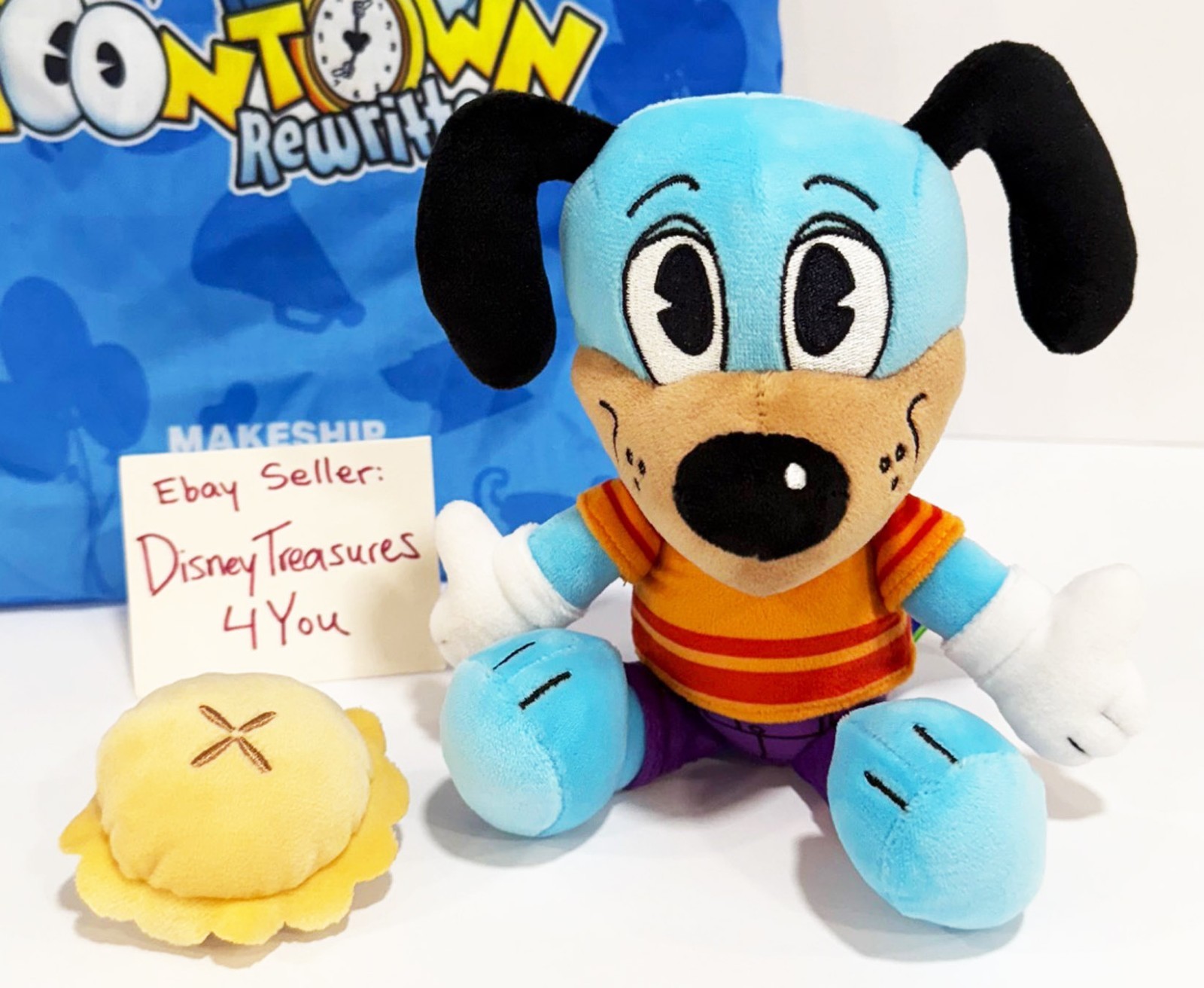 Disney Toontown Online Rewritten Flippy Dog Stuffed Plush Makeship Plushie Rare