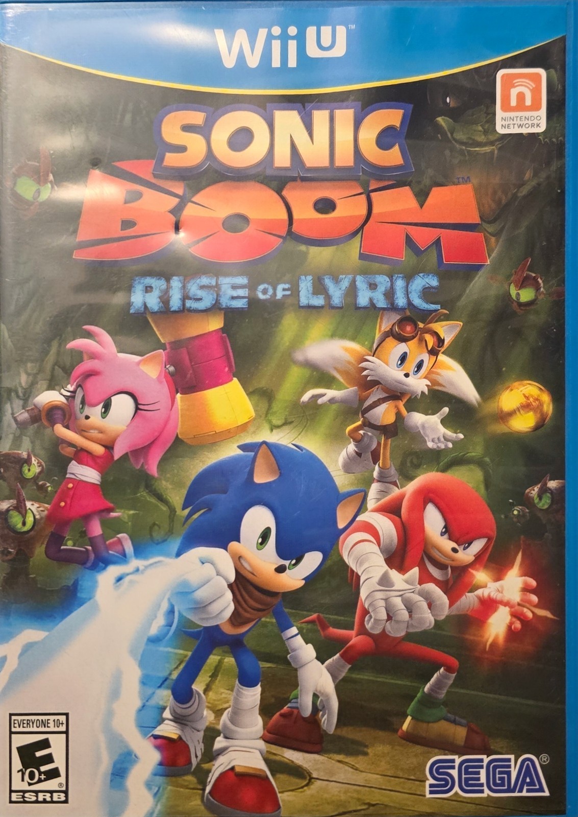 Sonic Boom: Rise of Lyric (Nintendo Wii U, 2014) COMPLETE disk/case/manual