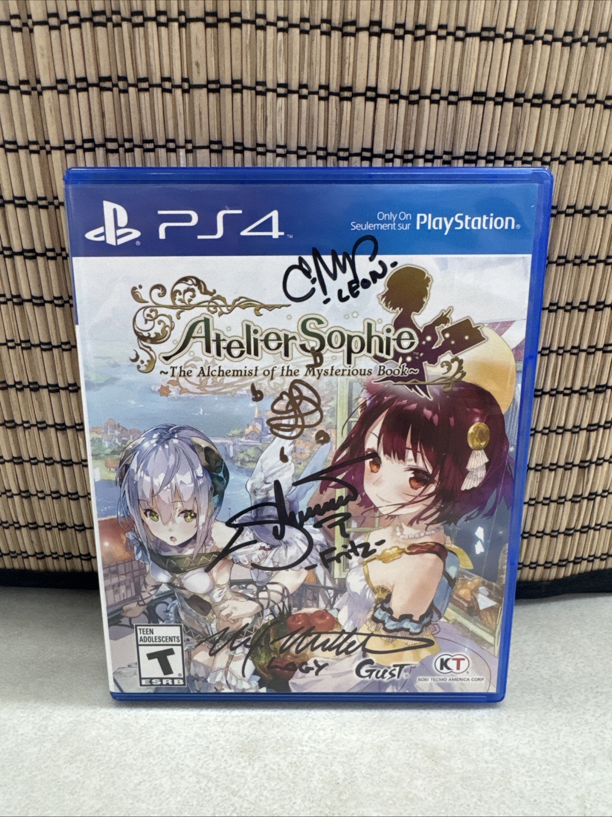 Atlier Sophie: The Alchemist Of The Mysterious Book PlayStation 4 PS4 Signed