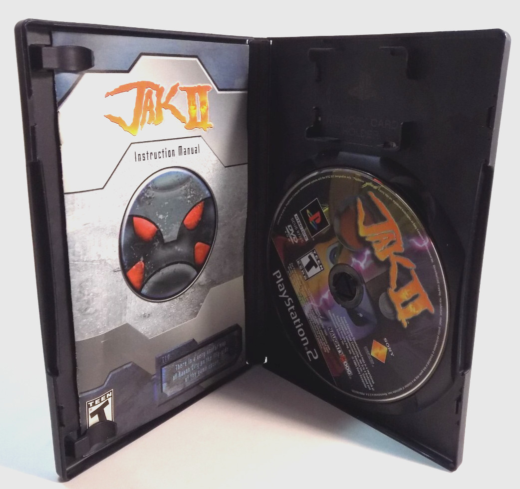 Jak II (Sony PlayStation 2, PS2) Black Label with Manual