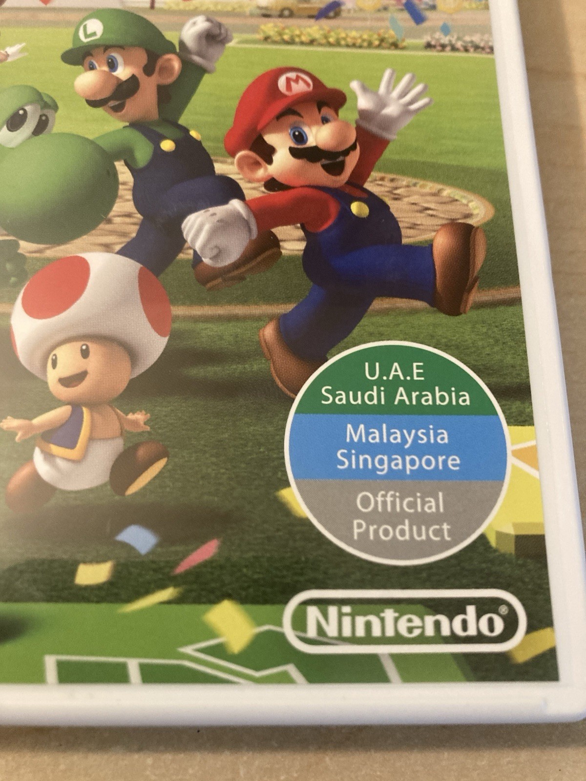 Mario Party 8 (Nintendo Wii, 2007) UAE Saudi Arabia Malaysia Singapore edition