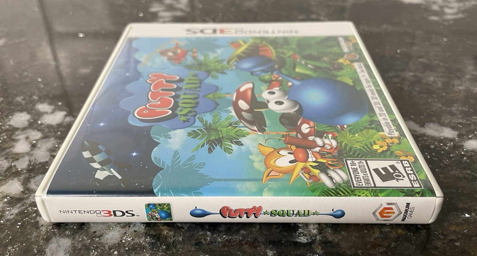 Putty Squad (Nintendo 3DS, 2014) NTSC Version COMPLETE CIB RARE!!