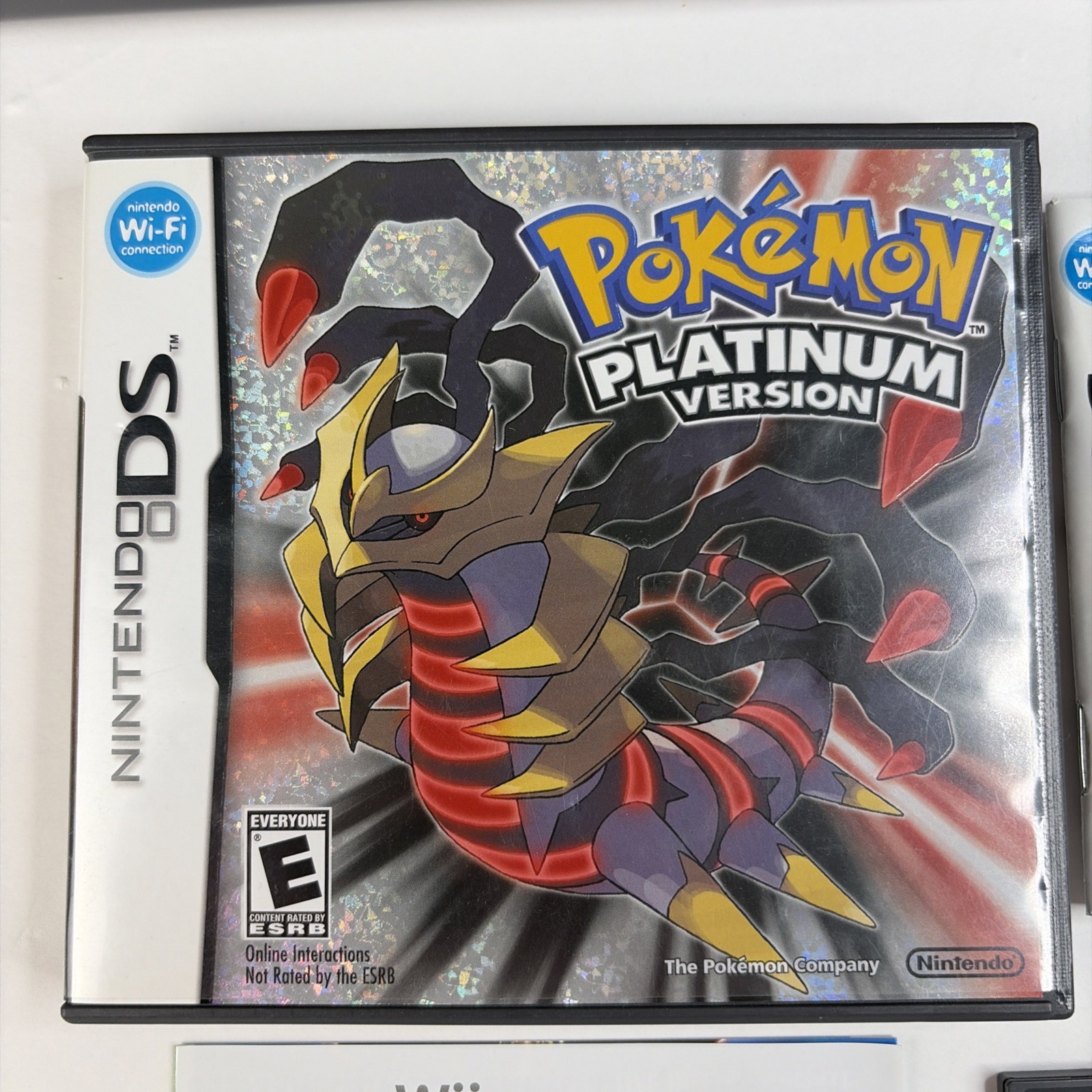 NICE Pokemon Platinum Version Nintendo DS 100% CIB Complete In Box Authentic!