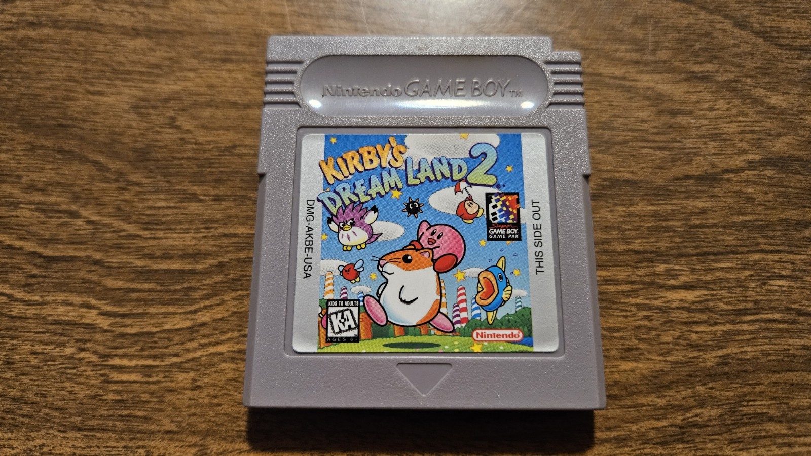 Kirby’s Dream Land 2 Cartridge and Plastic Case Nintendo Game Boy GameBoy