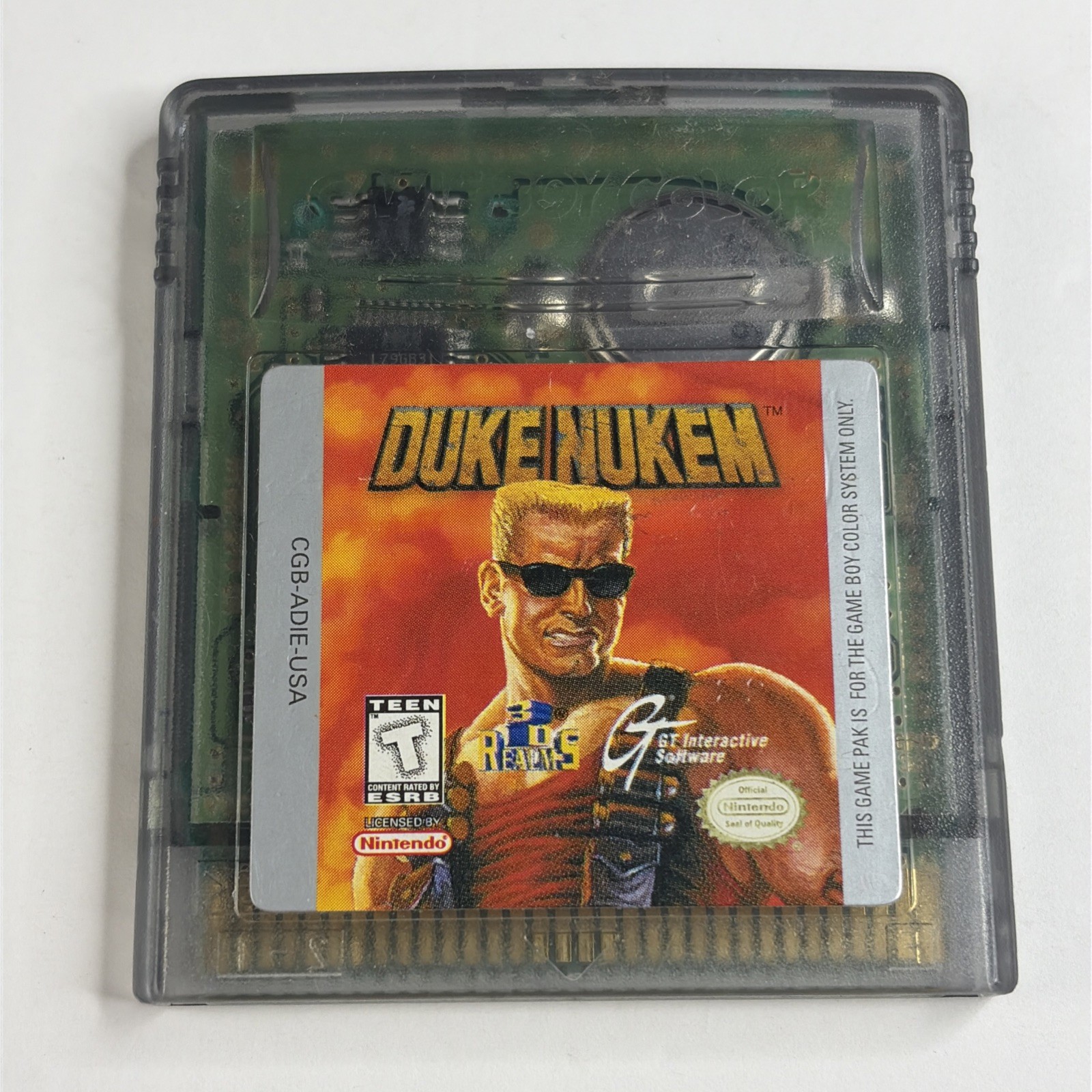 Duke Nukem Nintendo Game Boy Color Authentic Loose Cartridge Only Tested