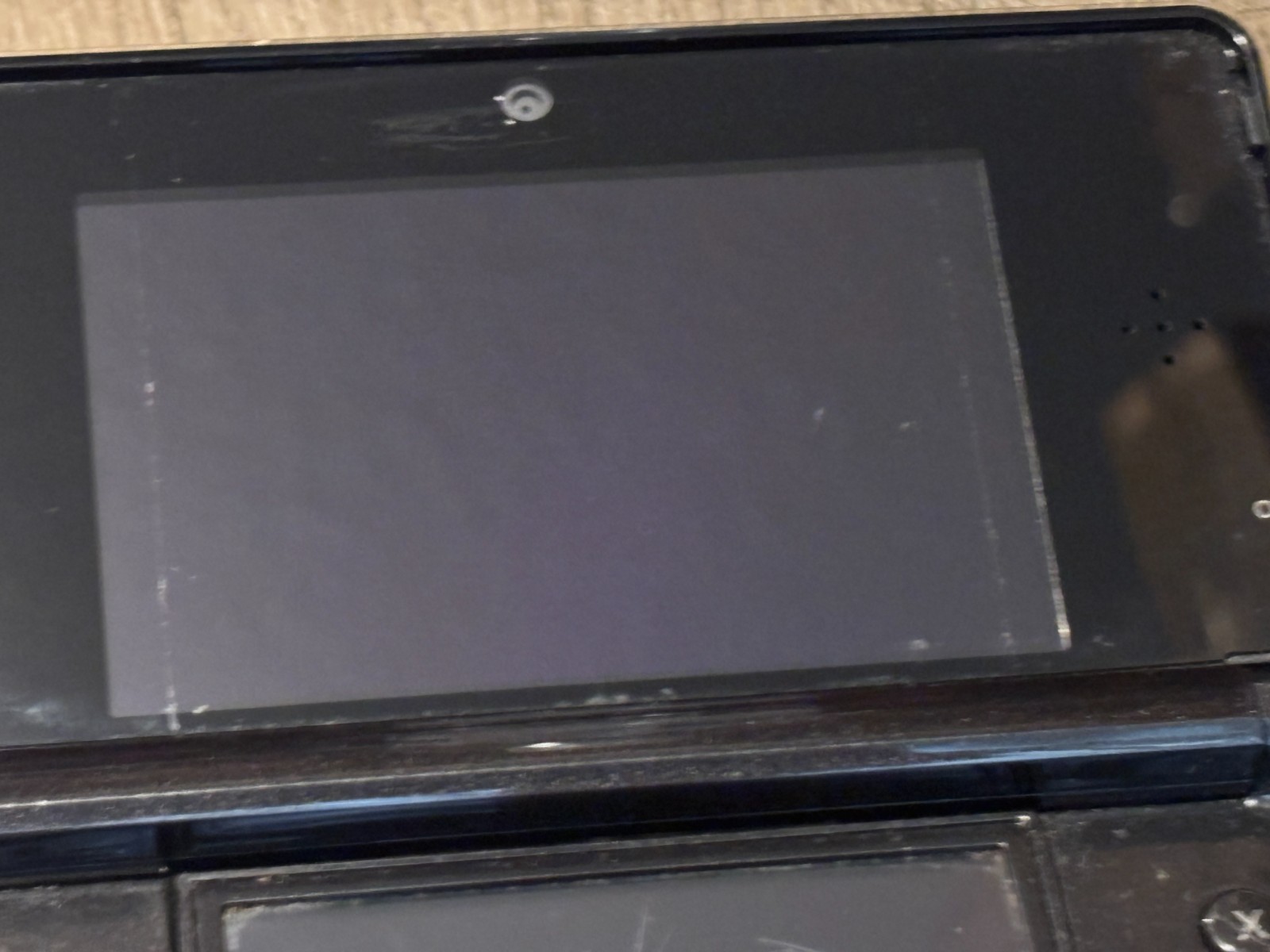 Nintendo 3DS Cosmo Black Handheld Console System Authentic Tested