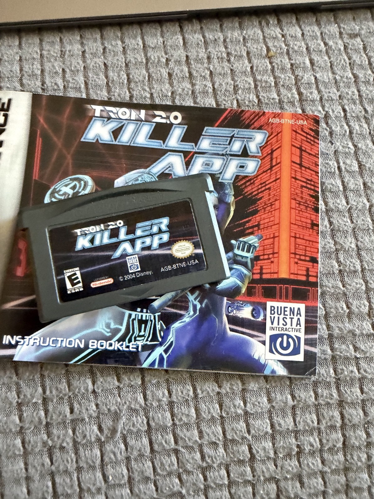 Tron 2.0 Killer App Game Boy Advance GBA Tested Authentic Cartridge + Manual
