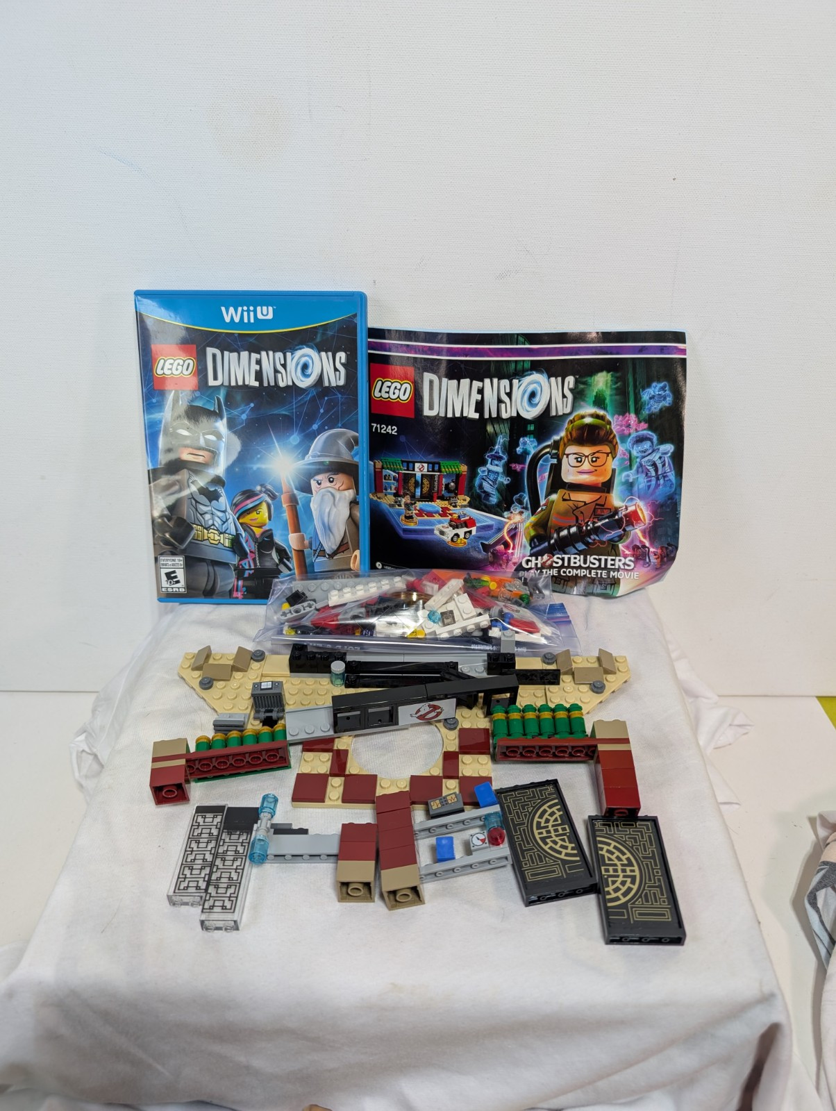 Lego Dimensions Lot Ghostbusters Wii U Game Slimer Portal Batman Ecto-1