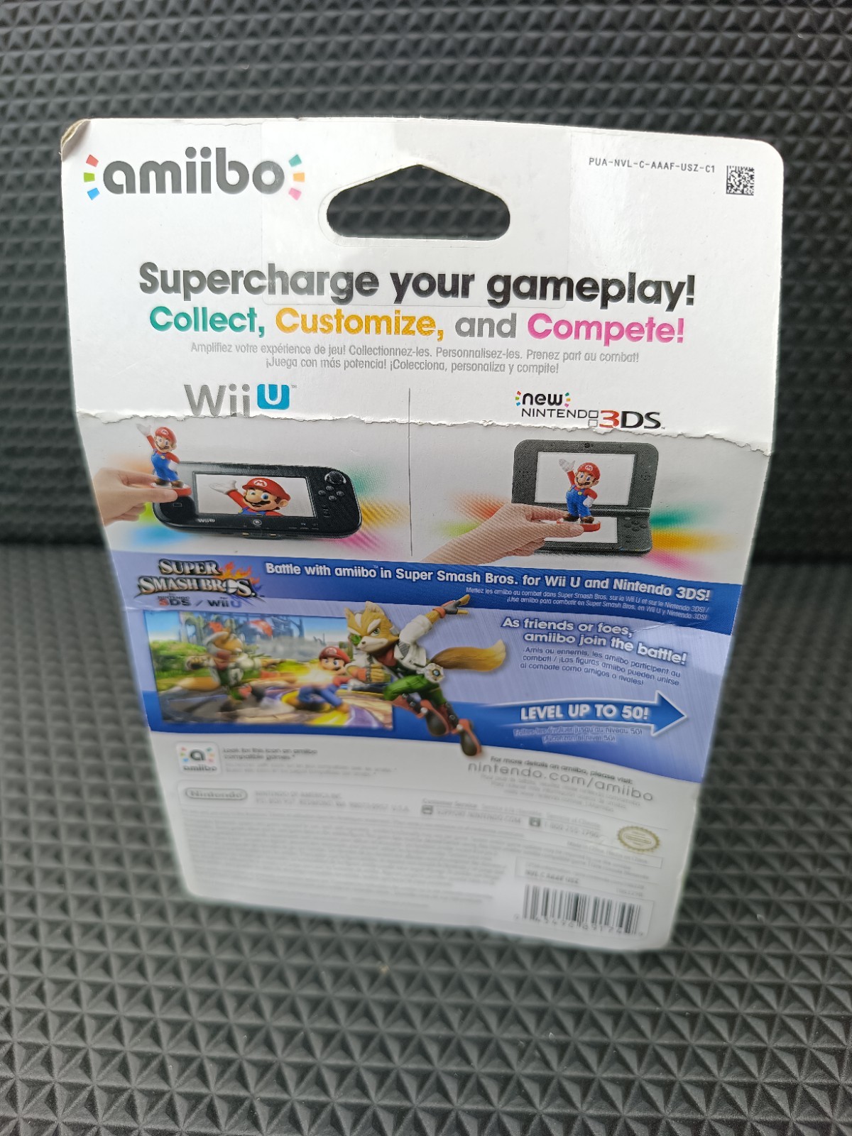 Nintendo amiibo Fox Super Smash Bros. Wii U/3DS Collectible Figure 2014