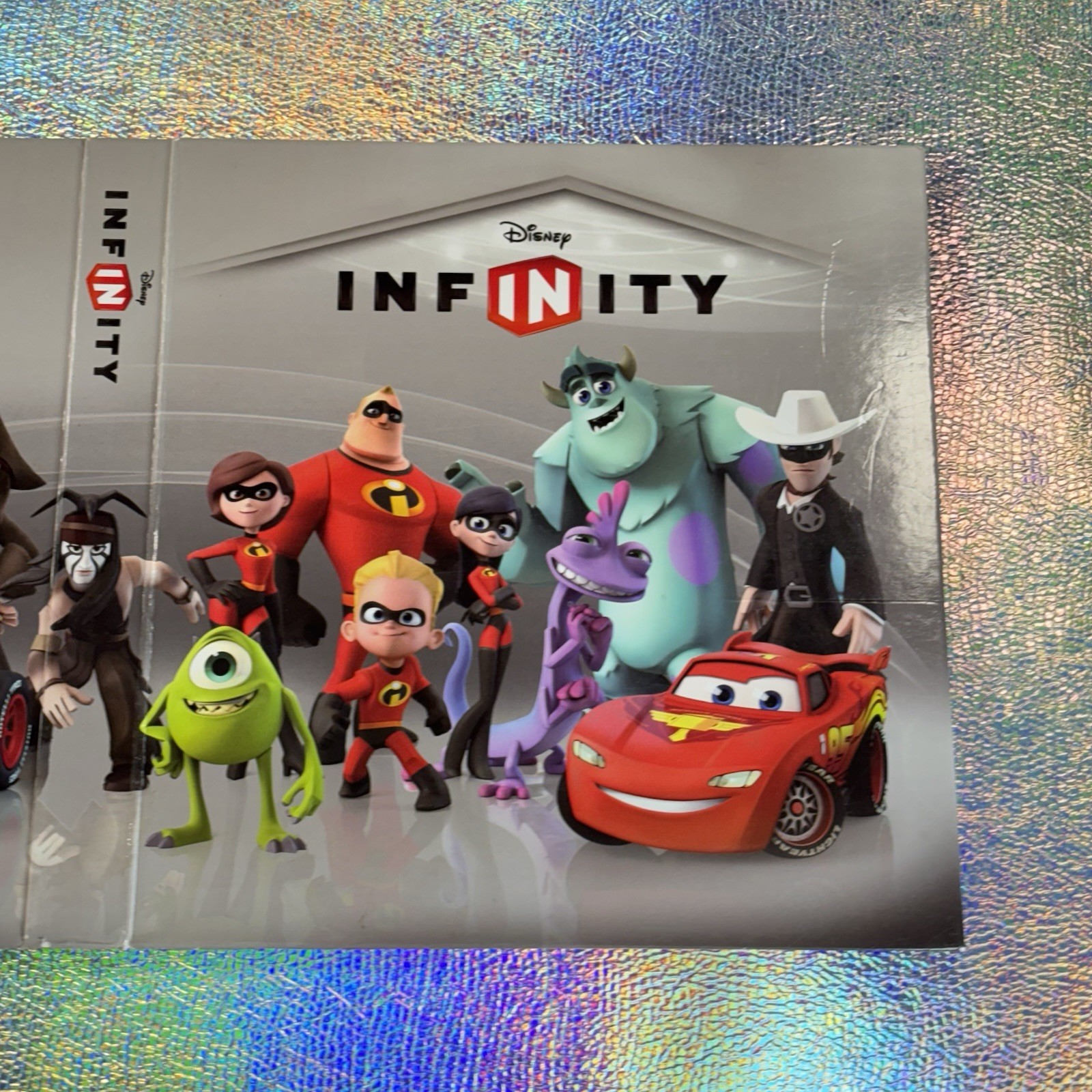 Disney Infinity Power Disc Lot Of 7 With Book