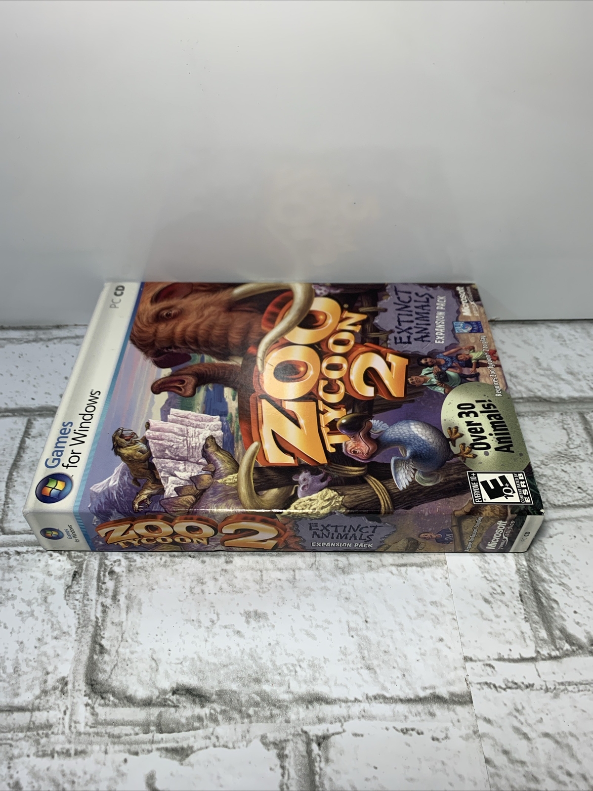 Microsoft Zoo Tycoon 2 Extinct Animals Expansion Pack Windows PC Game Unopened