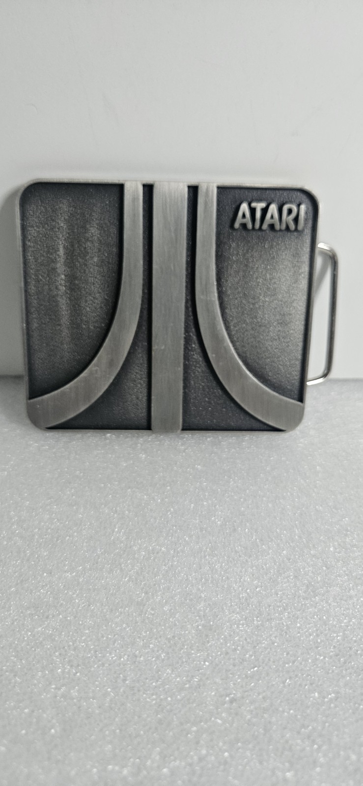 Vtg ATARI Arcade Game , Metal Belt Buckle, Atari Logo