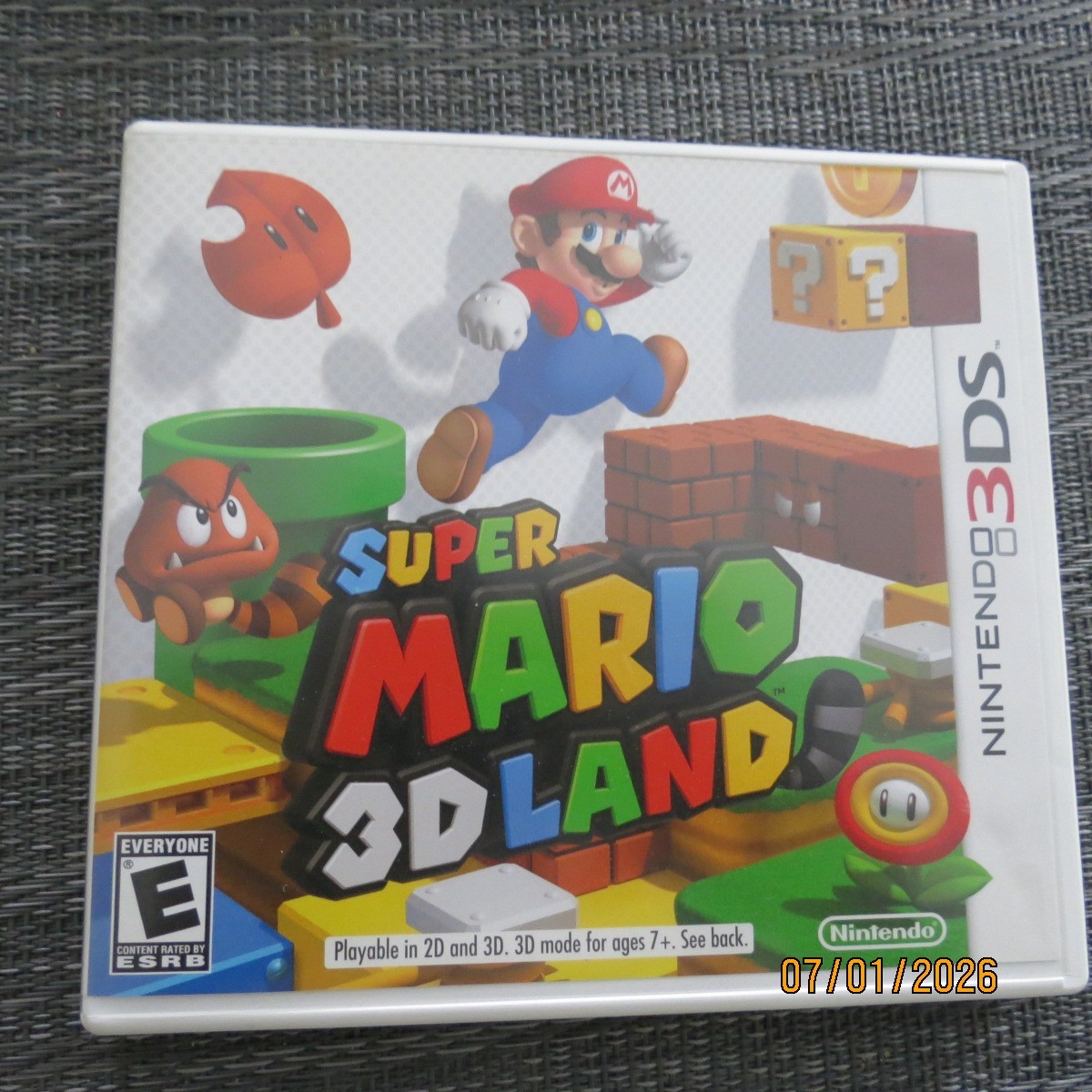 Super Mario 3D Land Nintendo 3DS Complete W/Manual & Clean Case in VGC