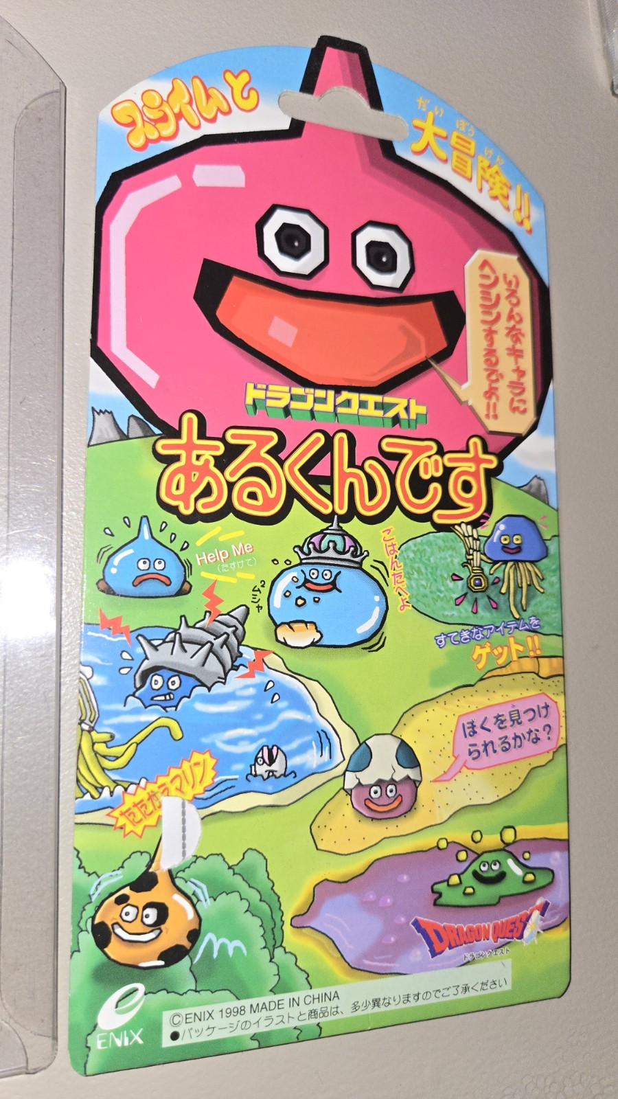Dragon Quest Arukundesu Virtual Pet Slime Pedometer LCD LSI ENIX Japan