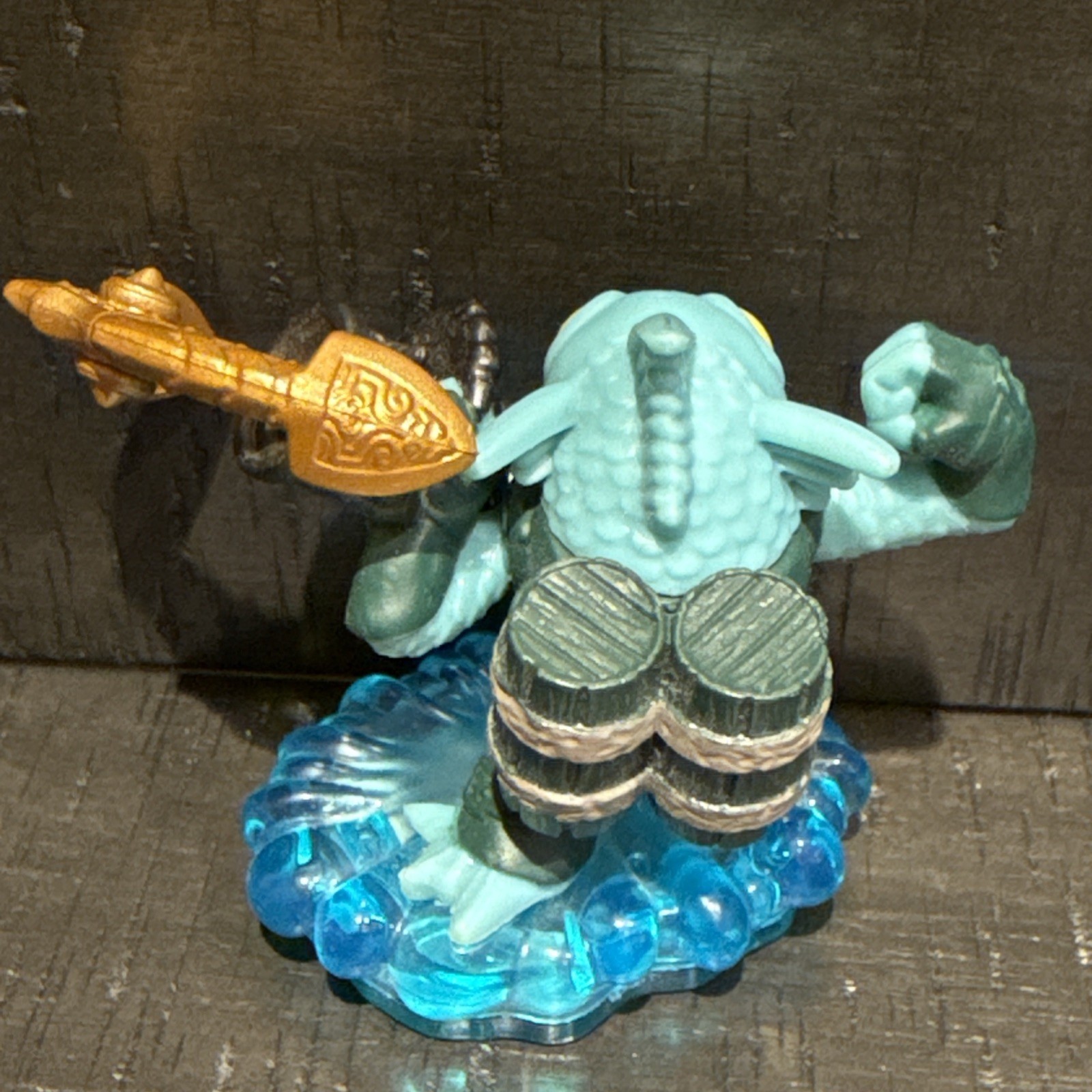 Activision Skylanders Gill Grunt Deep Dive Figures Set 3in Teal Excellent Water