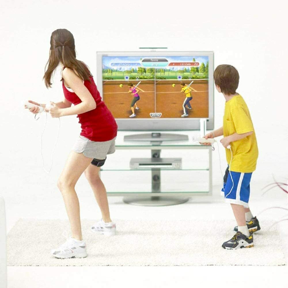 2 in 1 Motion Plus Remote & Nunchuck Controllers for Wii & Wii U Wiimote + Strap
