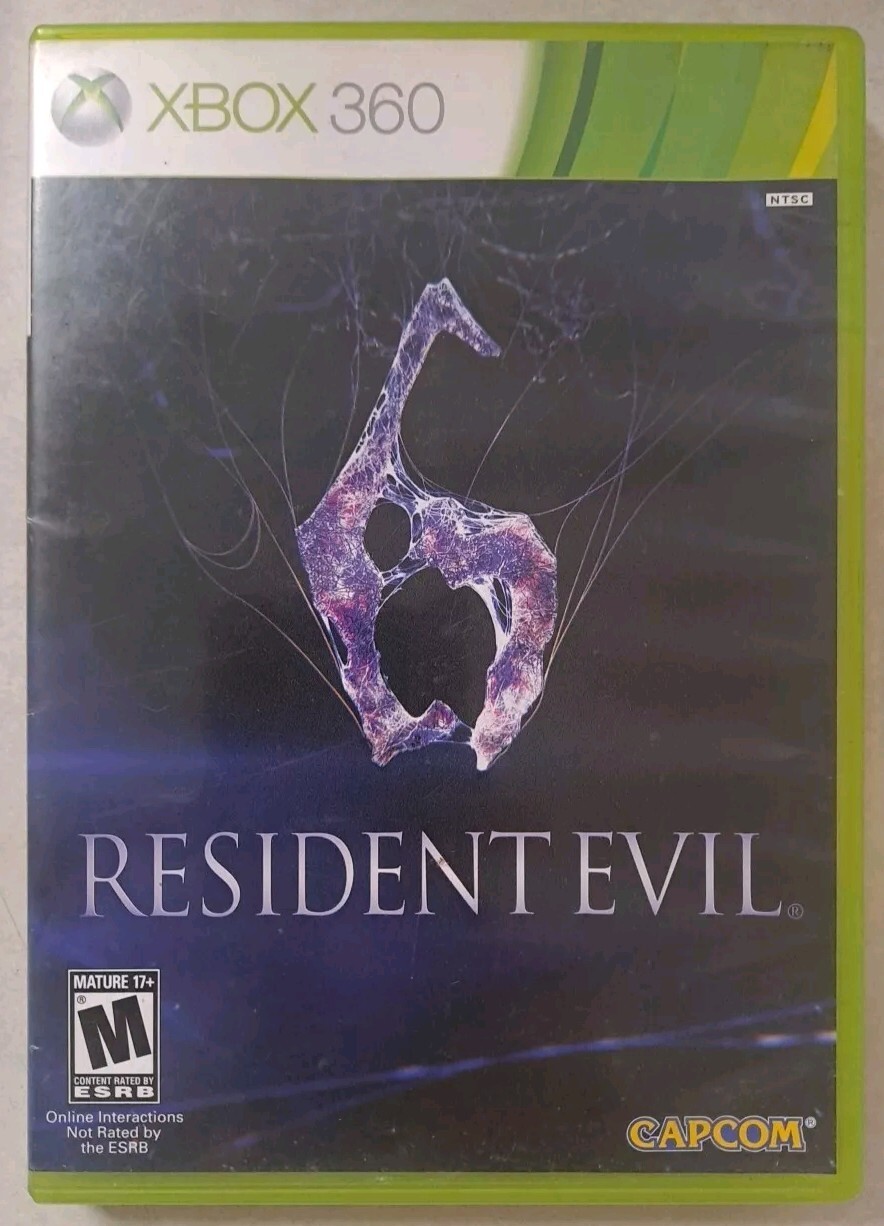 Resident Evil 6 (Microsoft Xbox 360, 2012) Missing Manual