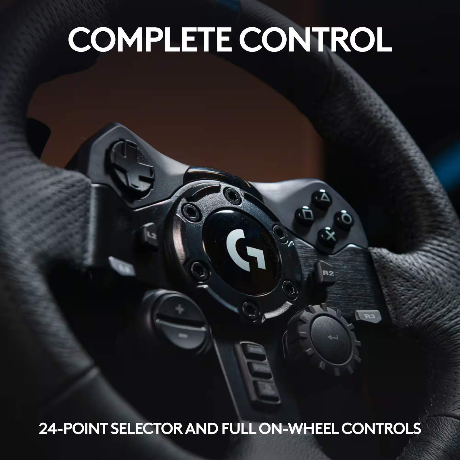 Logitech – G923 Racing Wheel and Pedals for PS5, PS4 and PC – Black
