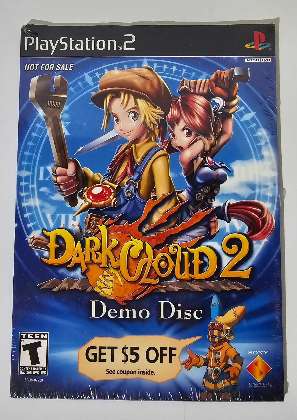 Dark Cloud 2 Demo Disc PlayStation 2 PS2 FACTORY SEALED USA