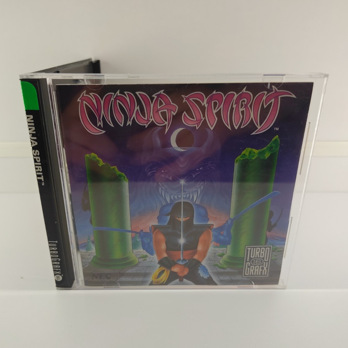 NEC Ninja Spirit TurboGrafx-16 HuCard w/ Case & Manual NTSC-U/C 1990