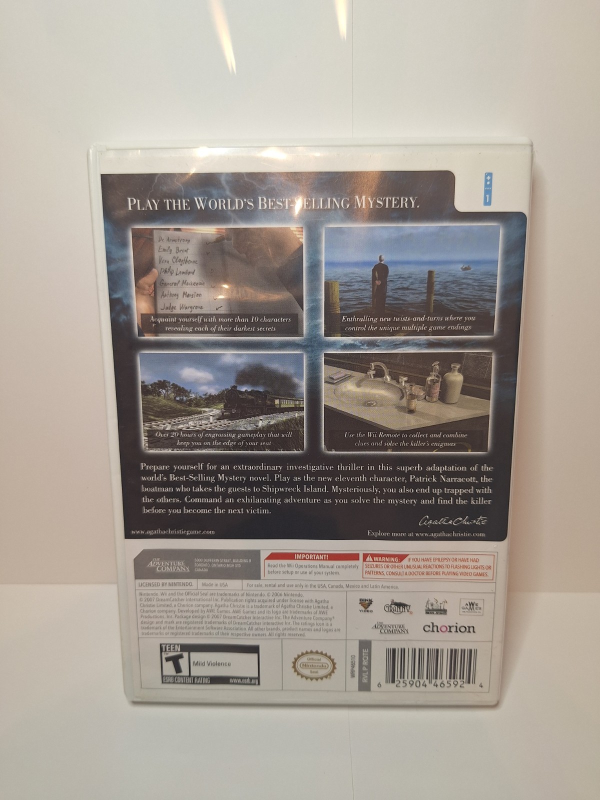 Agatha Christie: And Then There Were None (Nintendo Wii, 2008)