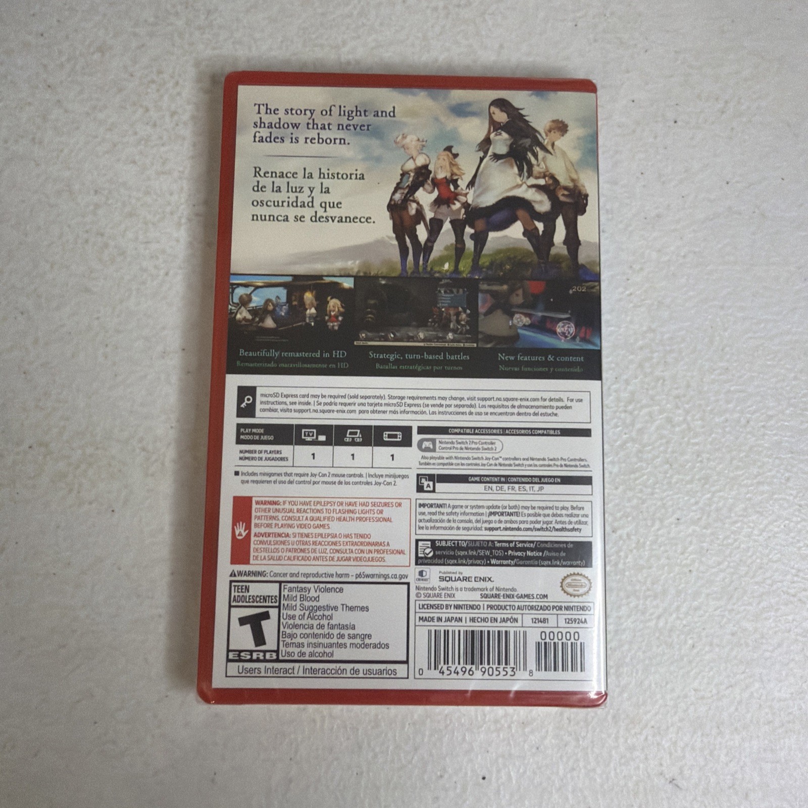 Bravely Default Flying Fairy HD Remaster Nintendo Switch 2 Square Enix 2025
