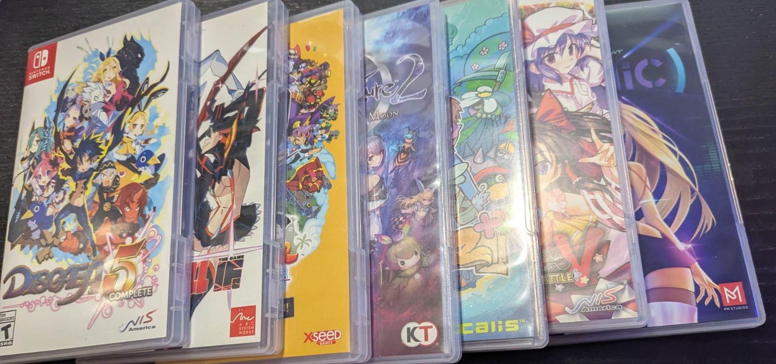 Nintendo Switch Game bundle Assorted JRPG Rhythm Fighting Games – Lot Of 7 – CIB