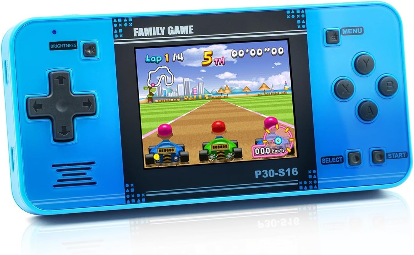 Handheld Game Console Kids 220 Retro Games Rechargeable 3.0 LCD Mini Arcade