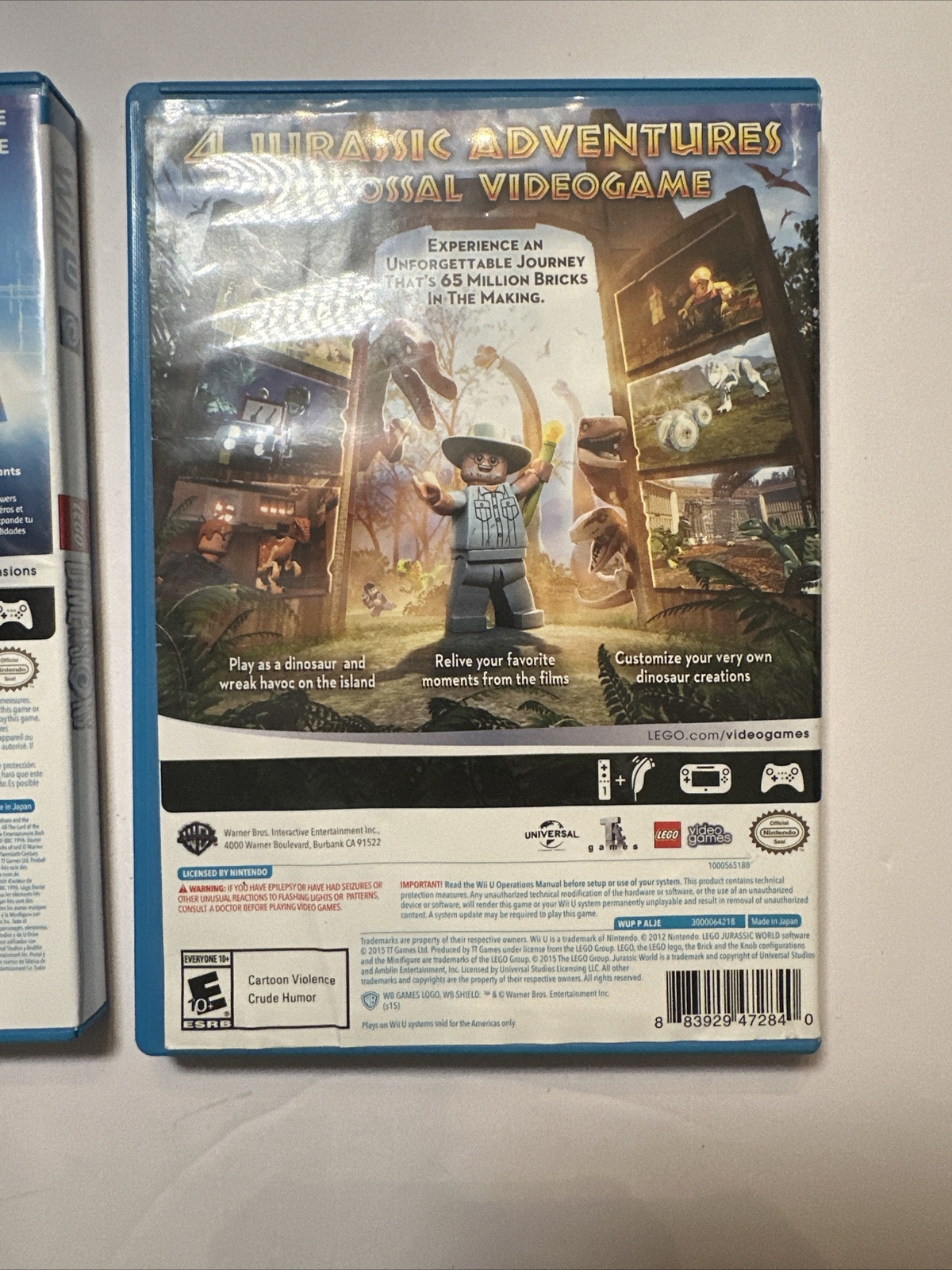 WiiU Wii U – Lego Dimensions And Jurassic World Wii U Game Only