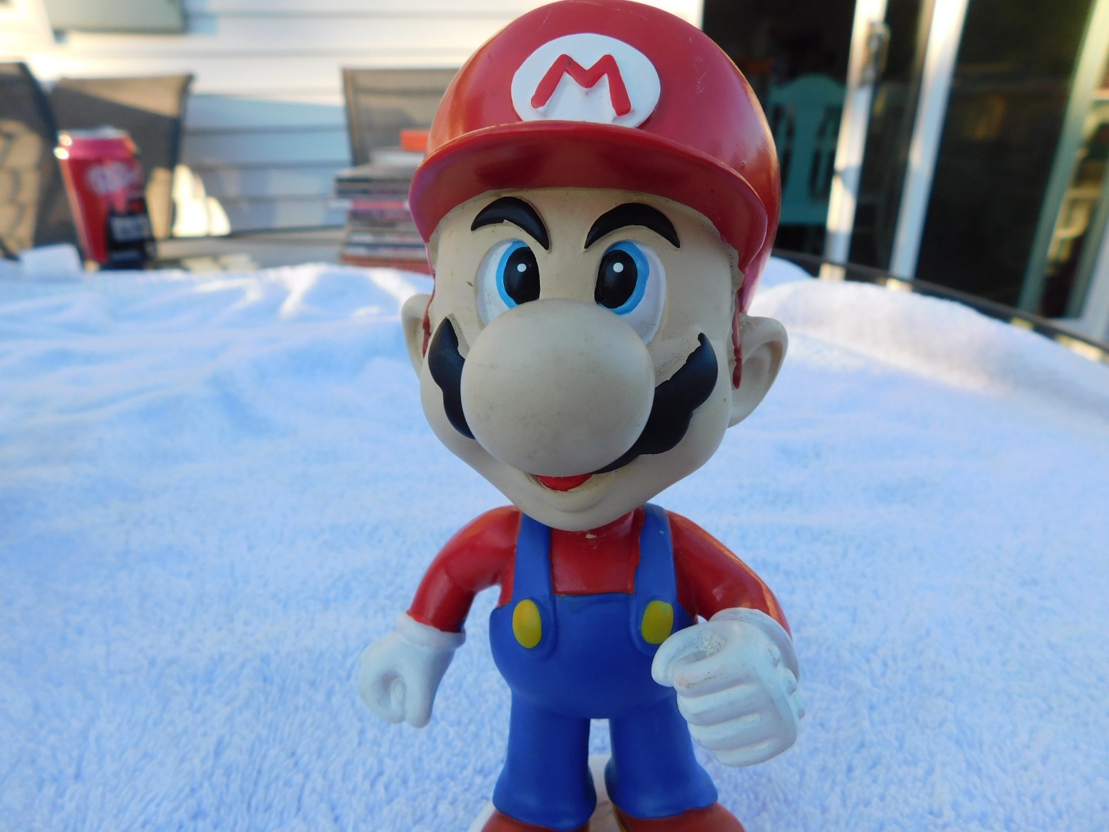 2001 BD&A Nintendo Vintage Bobblehead Mario, Rare, Mario Bros. Toysite