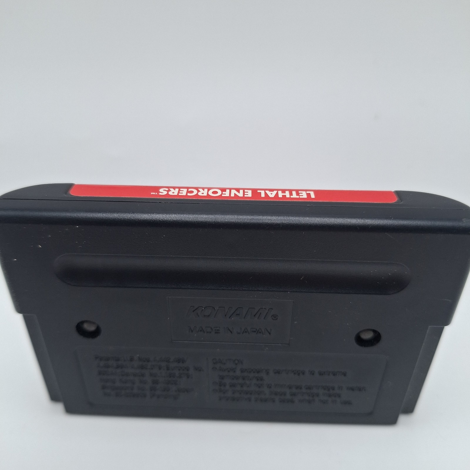 Lethal Enforcers W/ Justifiers Konami Light Gun Sega Genesis Controller – TESTED