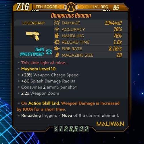 PC/PS4&5/XBOX Borderlands 3 -Cryo Shatter Amara- Rest Assured – Level 72 10 Item