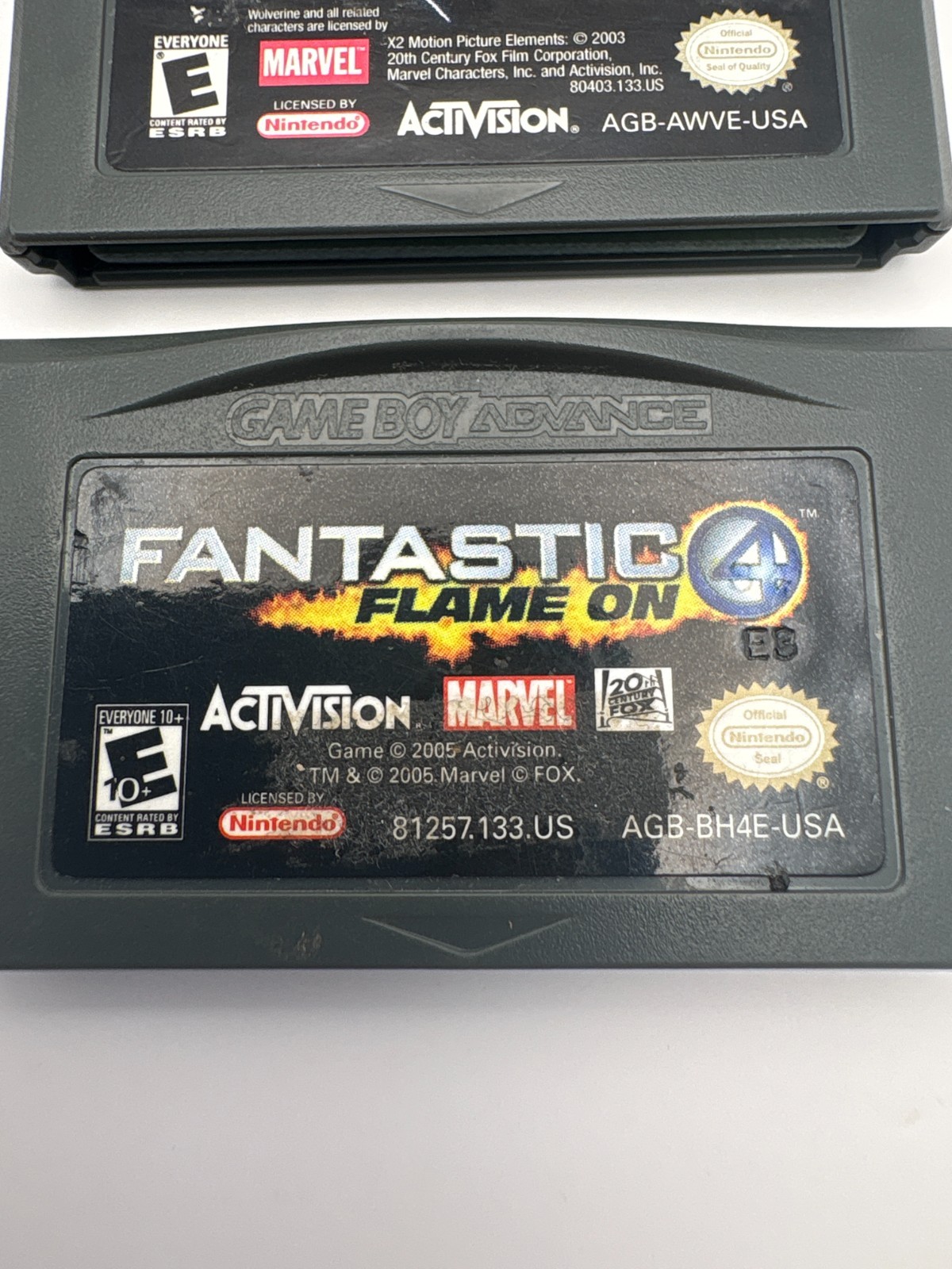 Marvel GBA Lot X Men Fantastic Four Wolverine Daredevil Authentic Tested Bundle