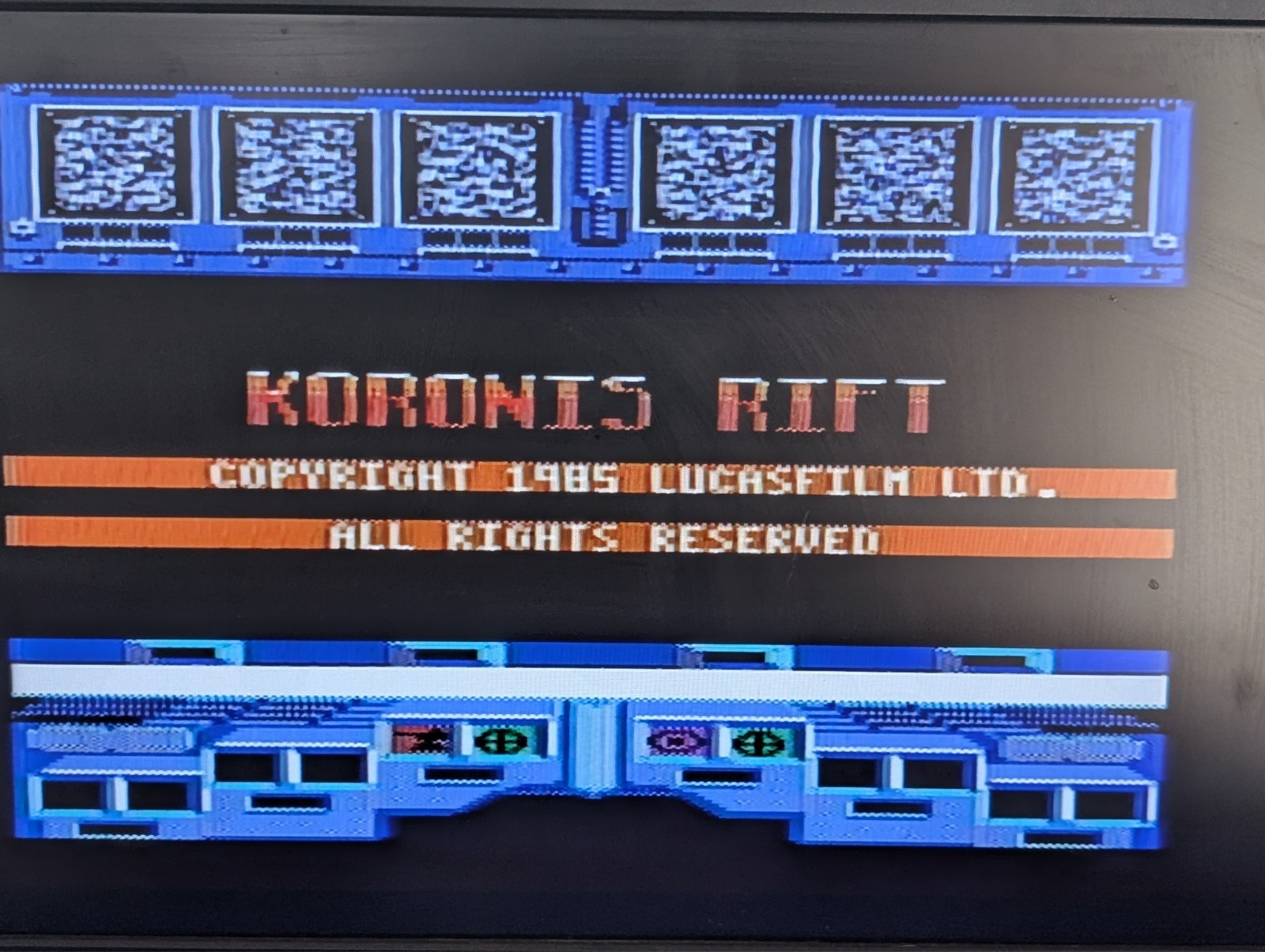 KORONIS RIFT – Commodore 64 & Atari – Complete & Fully Tested – LucasFilm EPYX