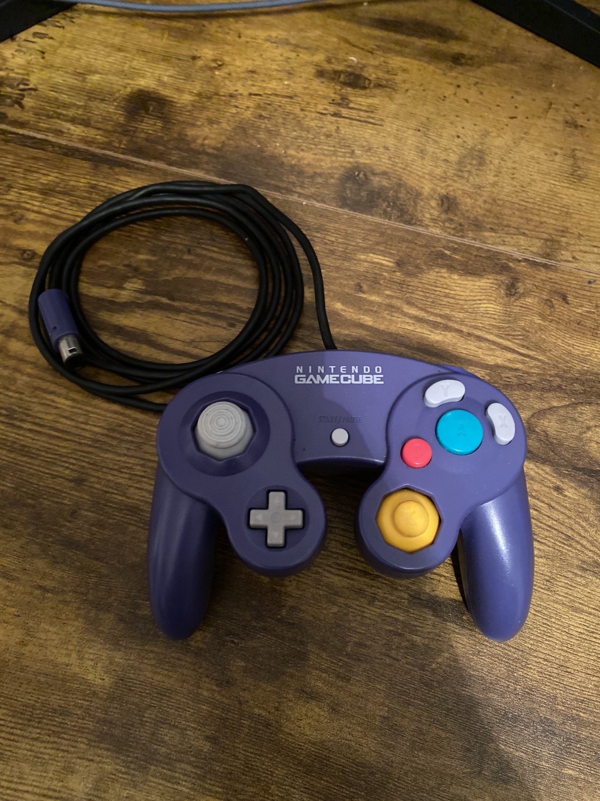 Nintendo GameCube Controller Purple Indigo OEM Original DOL-003 Vintage