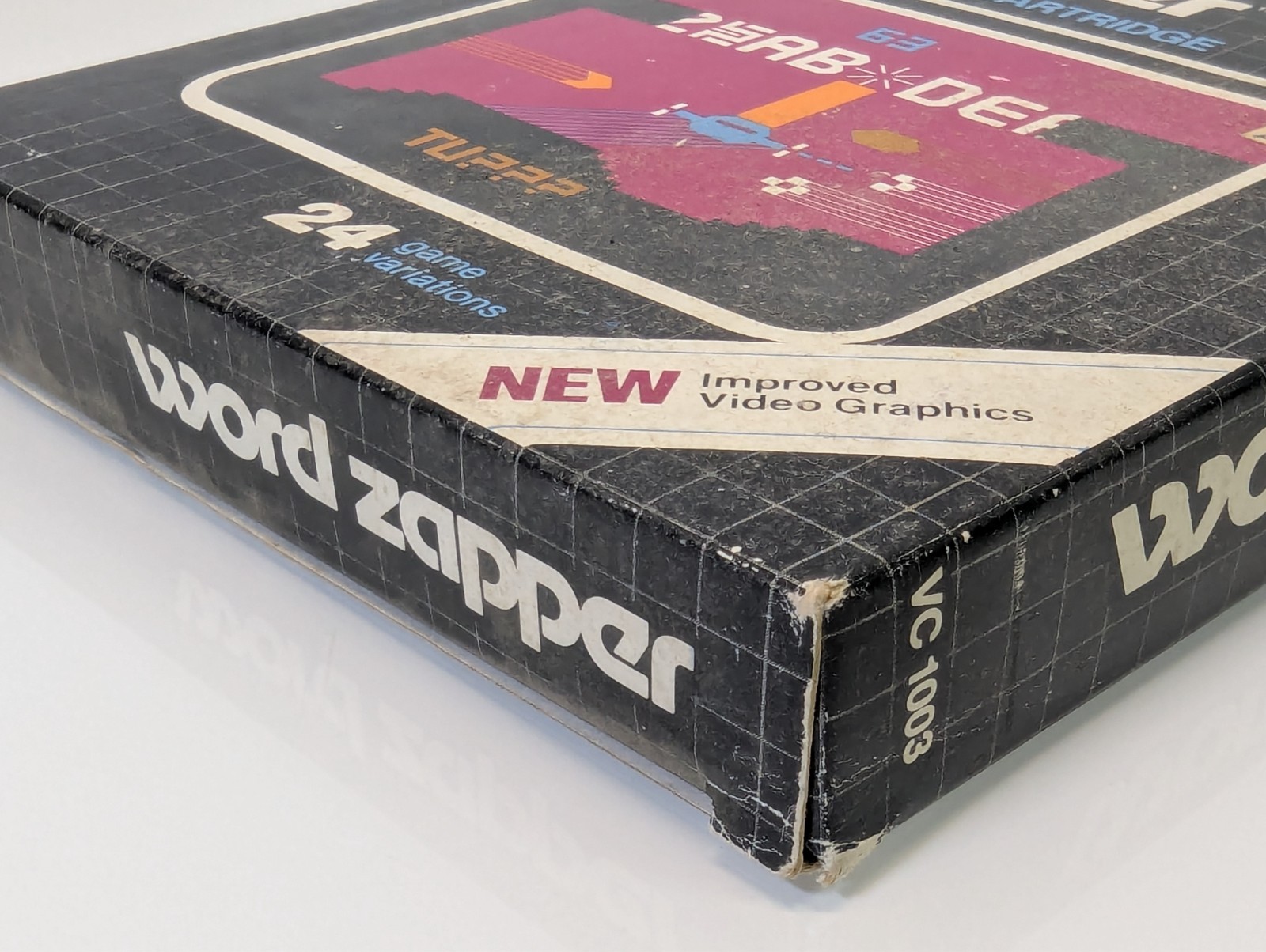 Atari 2600 WORD ZAPPER video game cartrige, manual, complete in box CIB TESTED