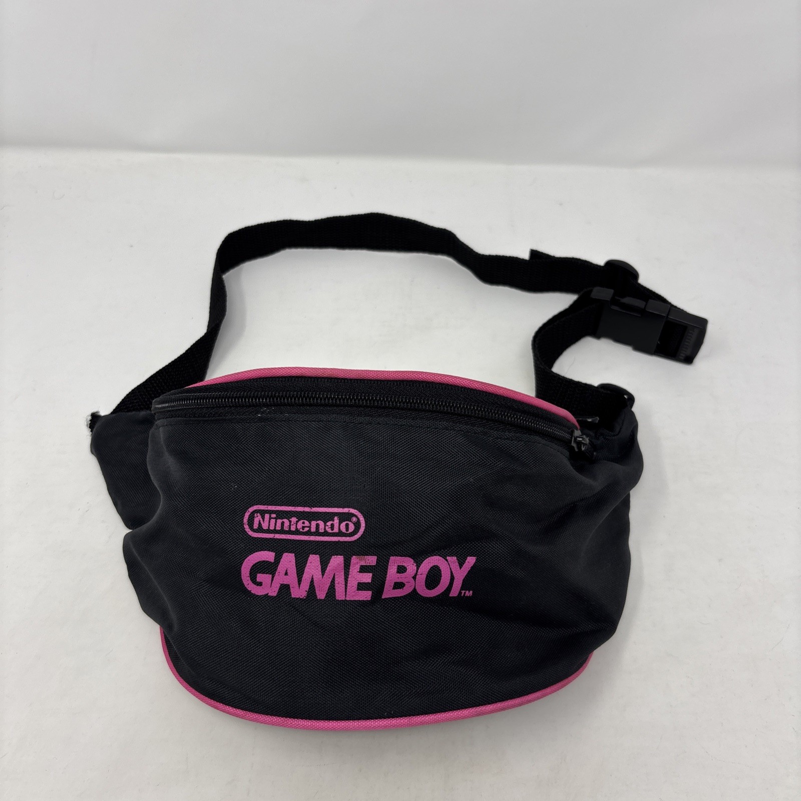 Nintendo Game Boy Fanny Pack Waist Bag Black Hot Pink Vintage 90s