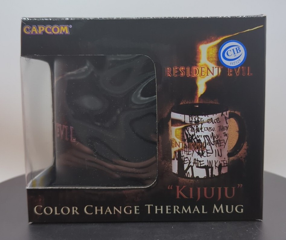 Resident Evil 5 NECA KIJUJU Color Change Thermal Mug Brand New Fresh RARE Capcom
