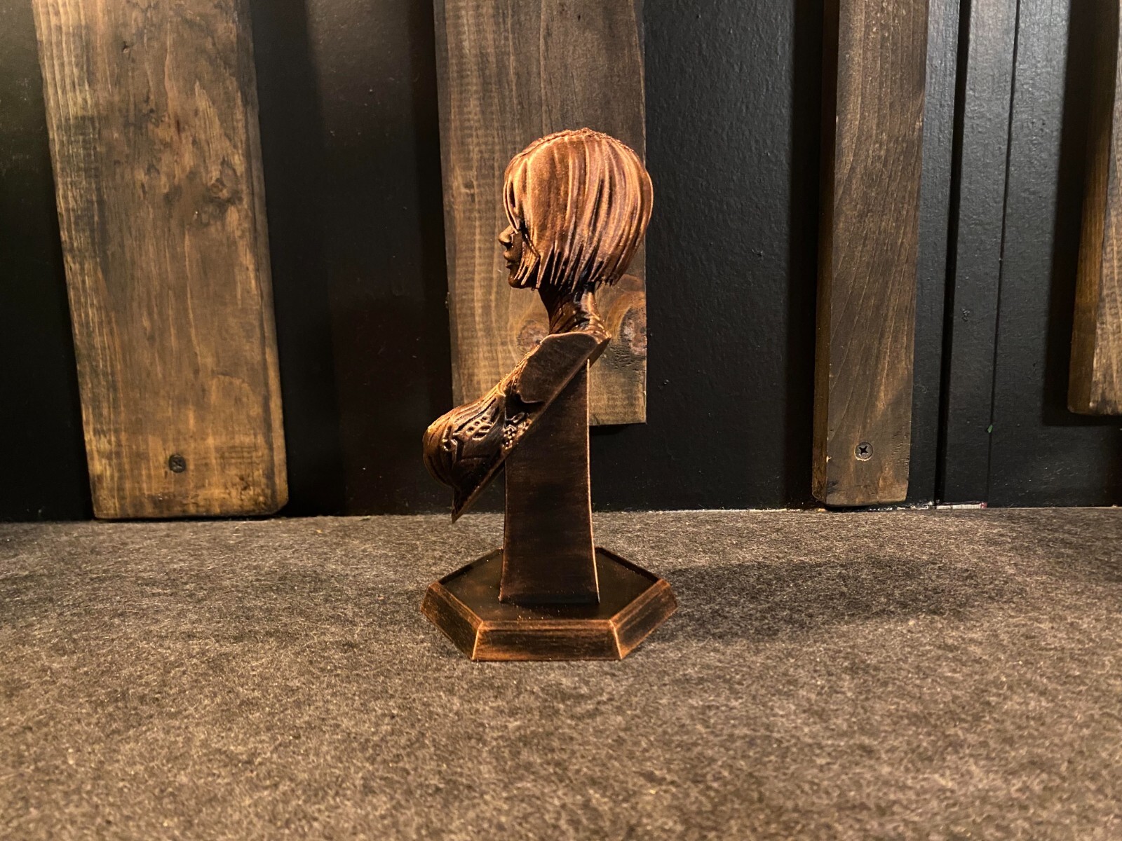 Halo Cortana Copper Statue 6inches tall
