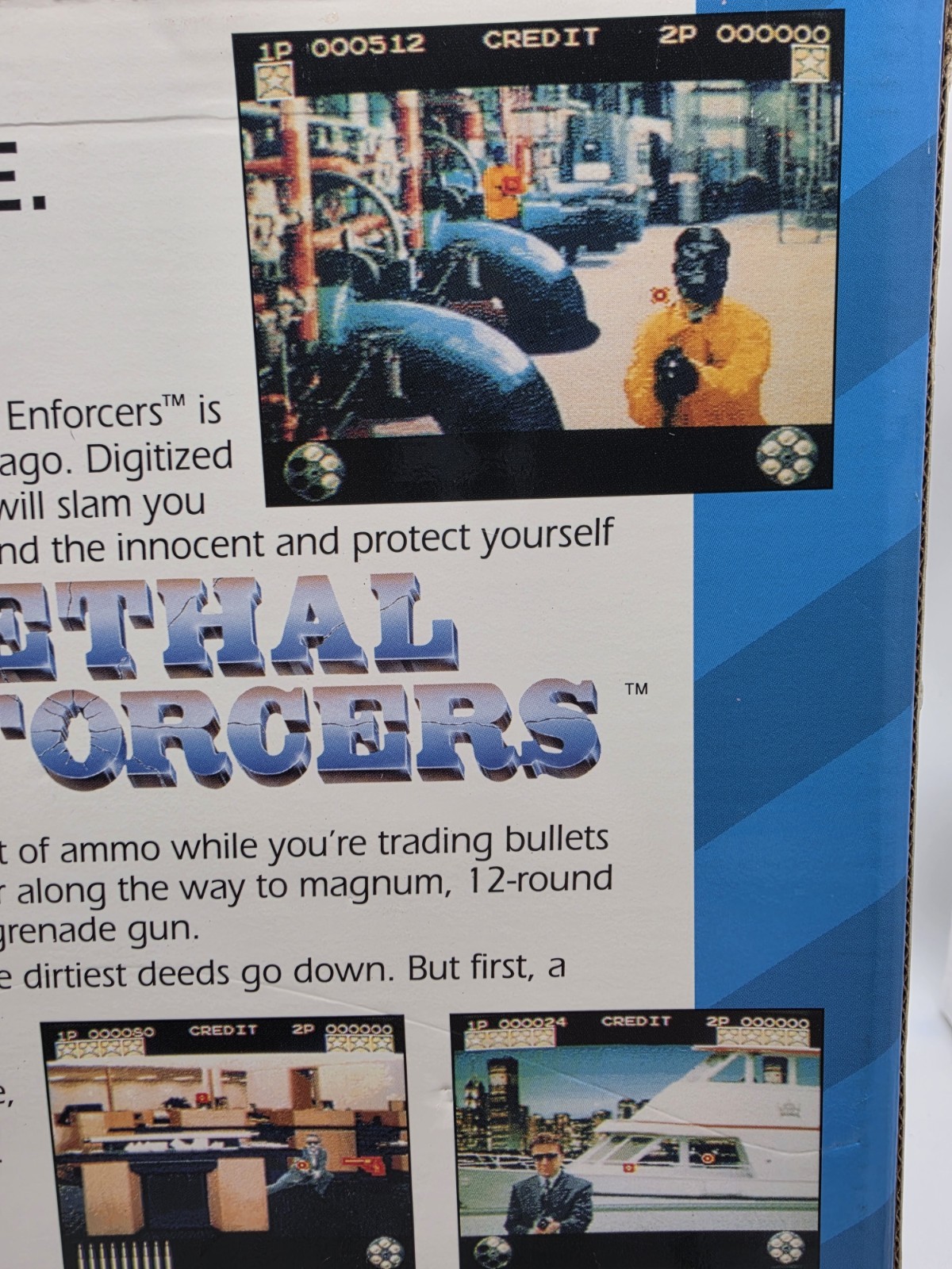 Lethal Enforcers (Sega CD, 1993) NEW IN OPEN BOX Complete Rare Shooter Game Mint