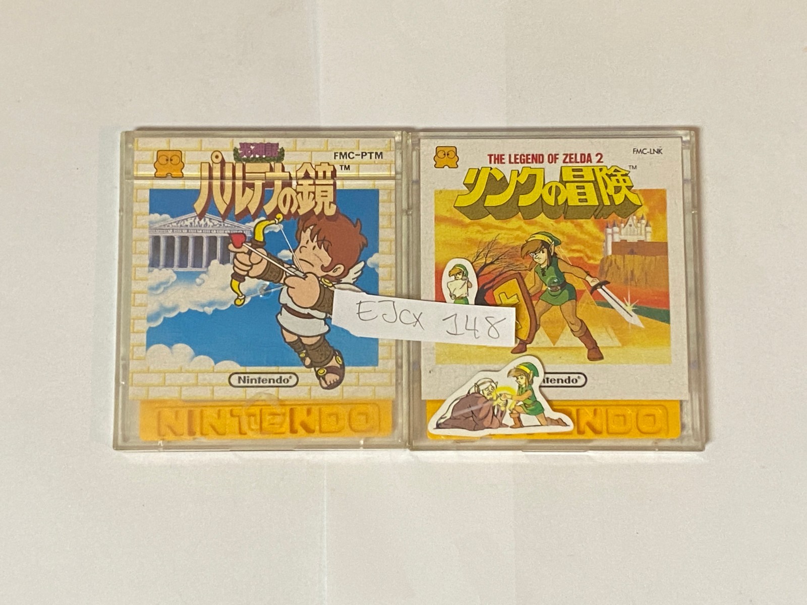 Nintendo Famicom Disk System Lot of 2 – Kid Icarus & Zelda – EJcx148