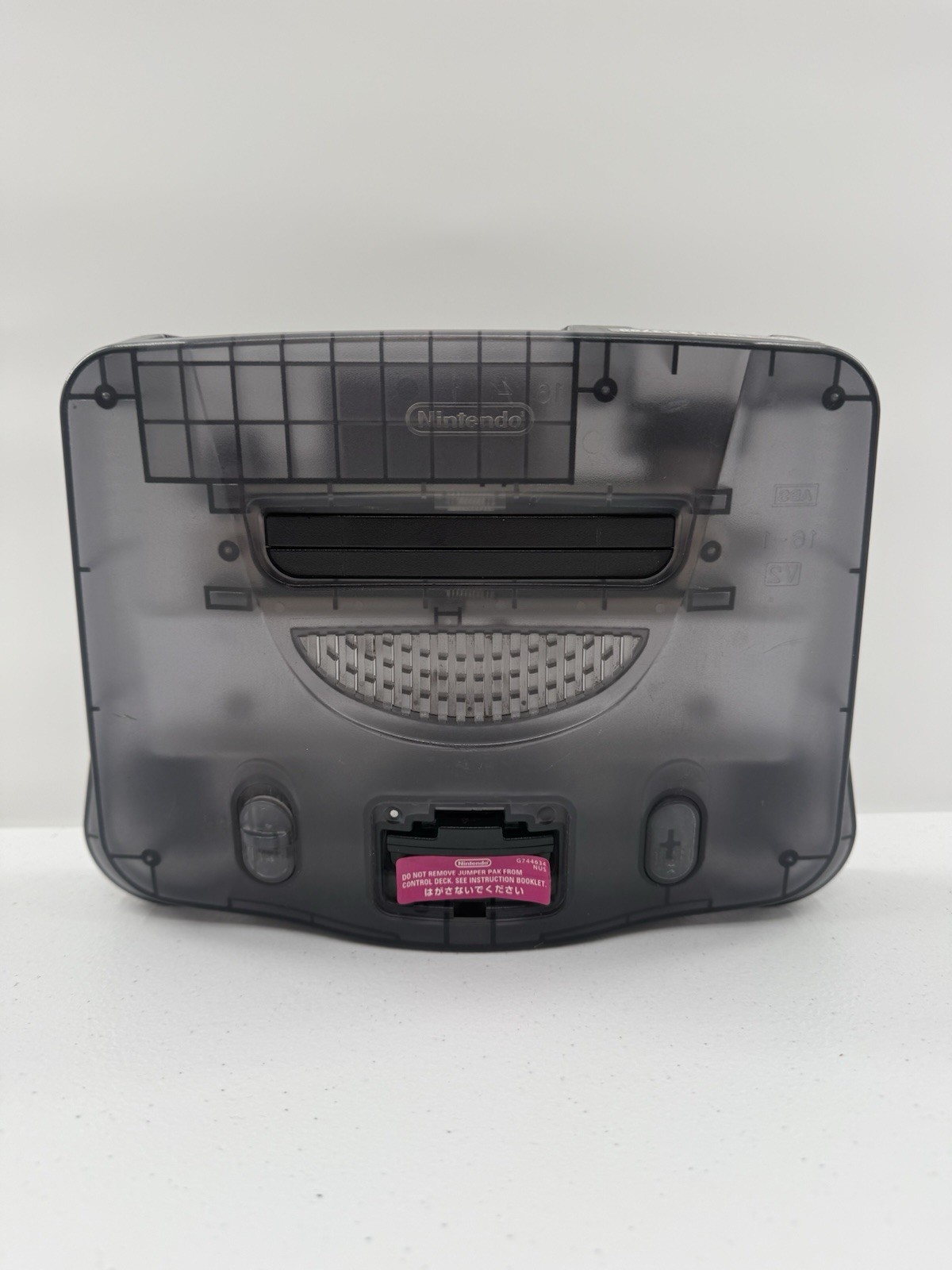 Nintendo 64 N64 Console Only Funtastic Smoke Black Translucent NUS-001 – NTSC