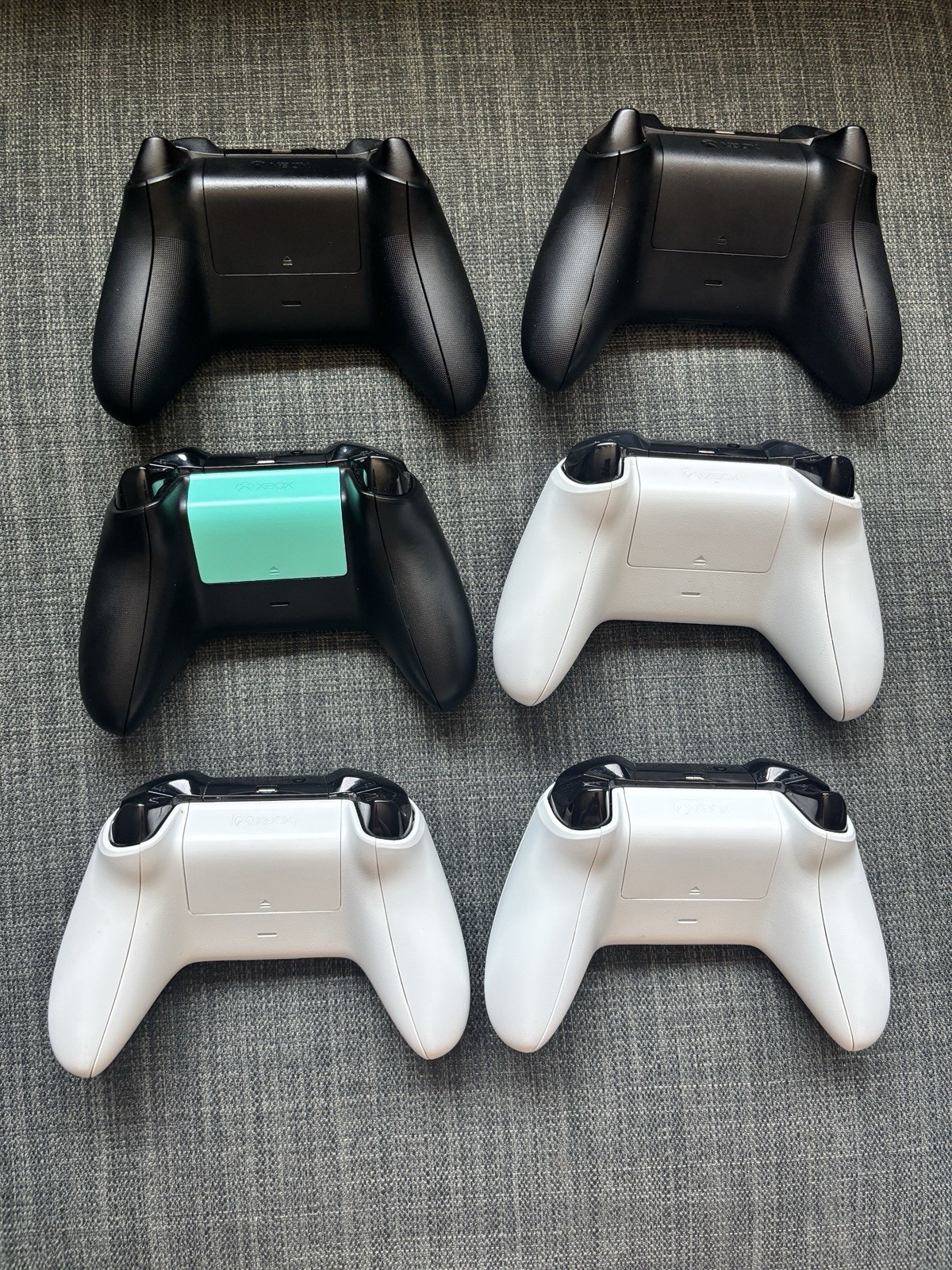 Xbox One Wireless Controller LOT x6: Used/Working, 2- Xbox Series, 4- Xbox One.