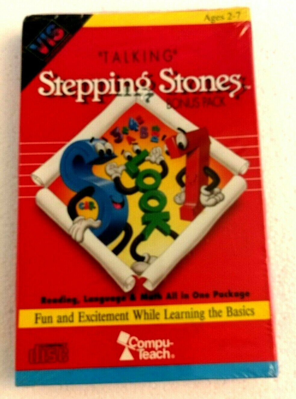 Radio Shack Tandy Talking Stepping Stones CD-ROM PC Video Game (1992) NEW NIB