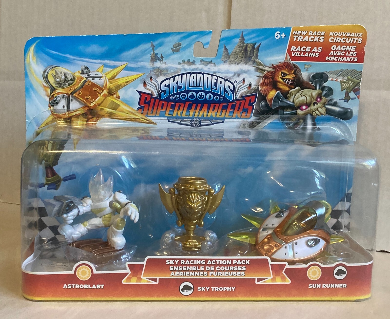 Skylander Supercharger Legendary Sky Racing Action Pack