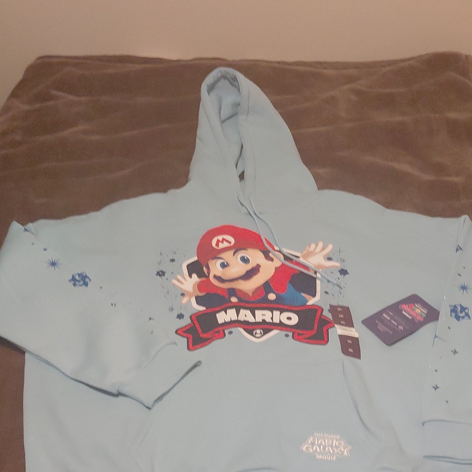 Super Mario Bros. Mario “Here We Go” Hooded Hoodie Sweatshirt