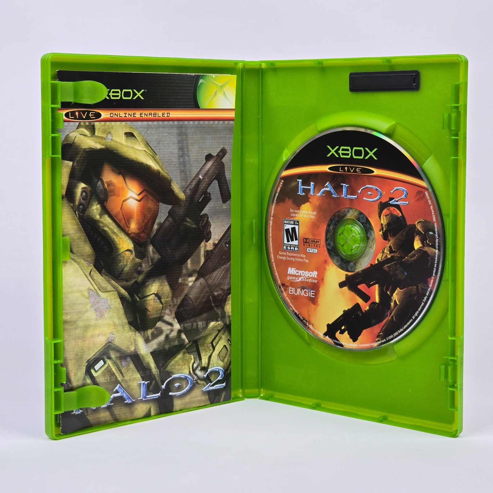 💿REFURBISHED Halo 2 (Original Xbox) Black Label CIB COMPLETE & TESTED 💿