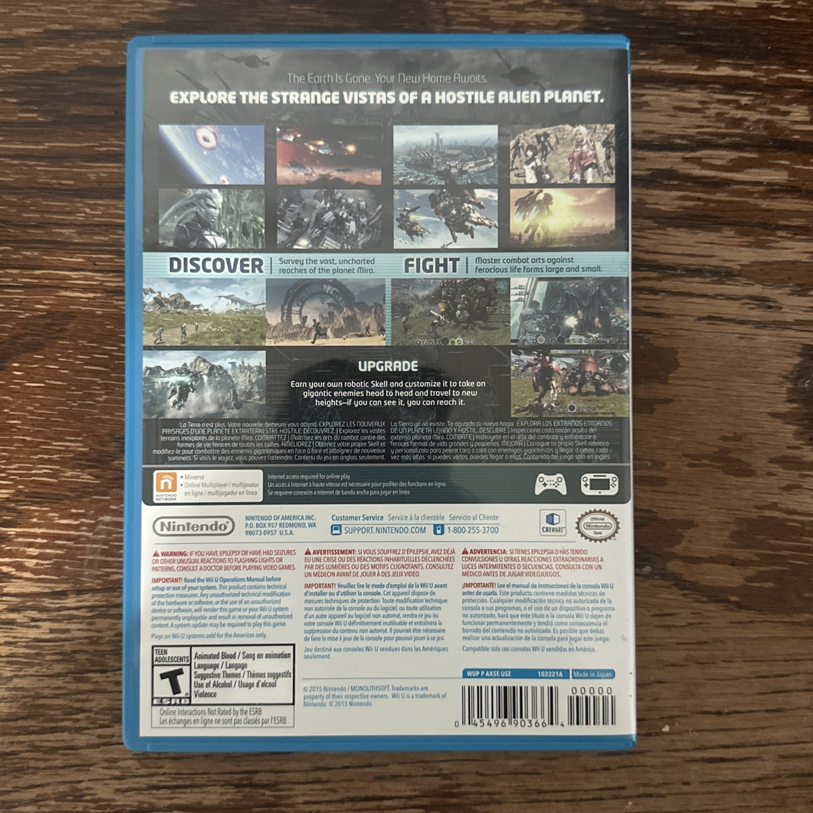 Xenoblade Chronicles X (Nintendo Wii U, 2015) CIB COMPLETE