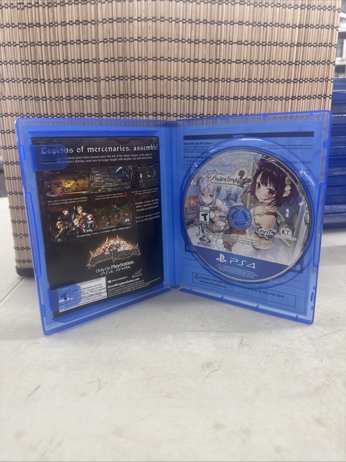 Atlier Sophie: The Alchemist Of The Mysterious Book PlayStation 4 PS4 Signed