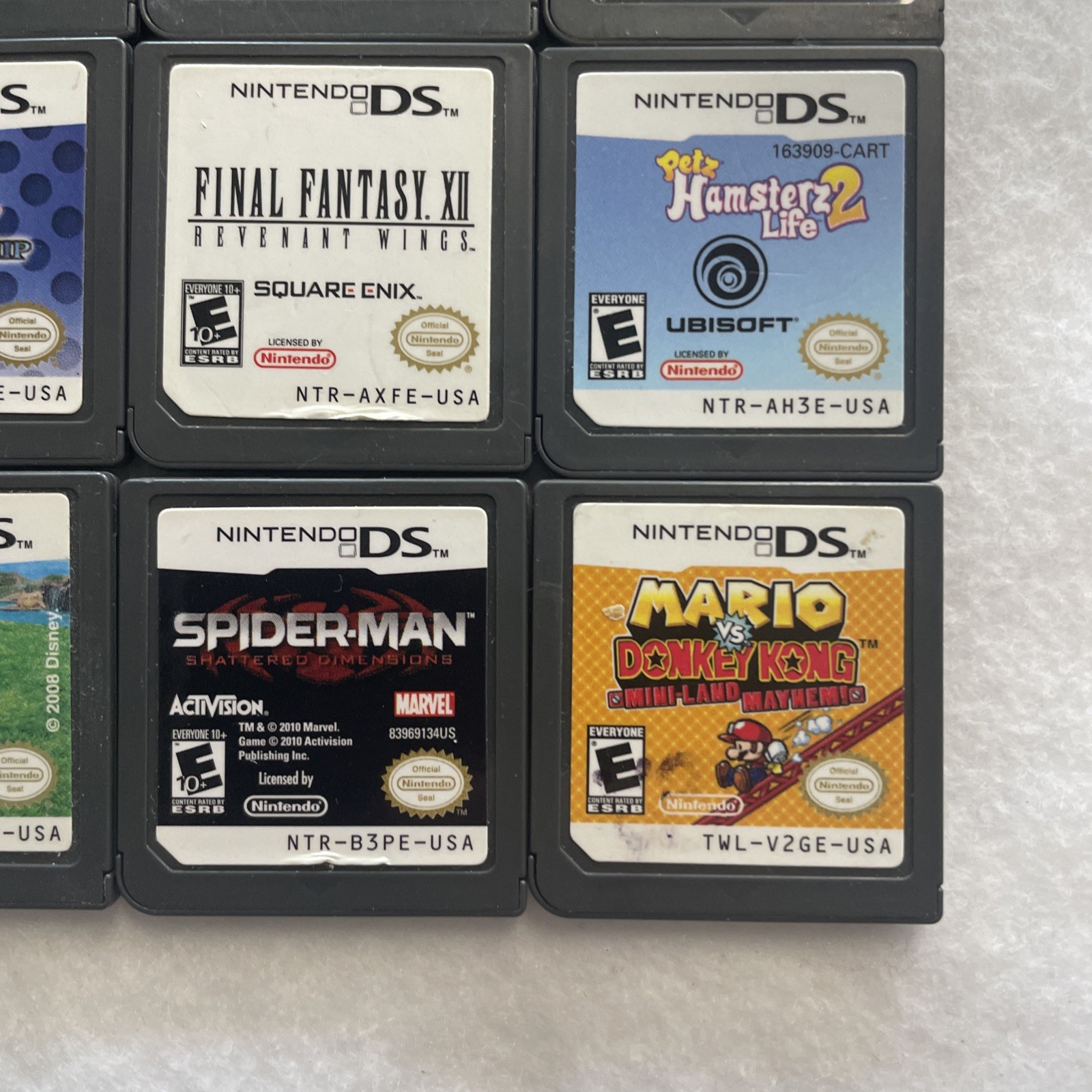 Lot of 16 Popular Nintendo DS Games. No Boxes. All Tested and Working. Pokemon